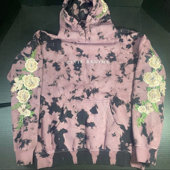 civil regime Other - BNIB CIVIL REGIME MOON DUST TIE DYE HOODIE LARGE MENS UNISEX PRICE FIRM!